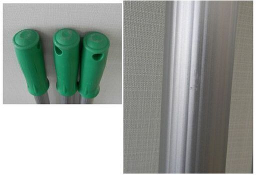 保管品 掃除用アルミ延長ポール 3本セット ウンガー オプティロック 3