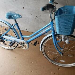 (♡K）自転車　子供用　26インチ　水色