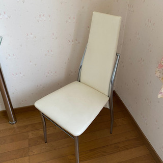 椅子  チェア  二脚セット 白い椅子
