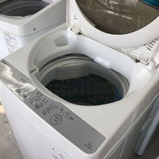 東芝5.0K 洗濯機　2017年製　分解クリーニング済み！ 