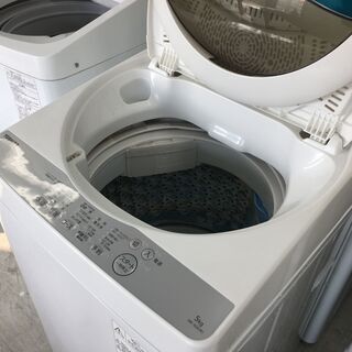東芝5.0K 洗濯機　2017年製　分解クリーニング済み！ 