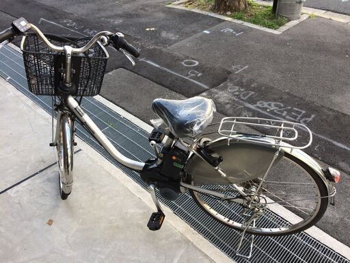 地域限定送料無料 ビビ DX 16AH 子供乗せ シルバー 神戸市 電動自転車