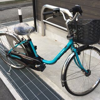 地域限定送料無料　ビビ　DX　新基準　子供乗せ　8,9AH　青系　神戸市　電動自転車 地域限定送料無料 ビビ DX 新基準 子供乗せ 8,9AH 青系 神戸市