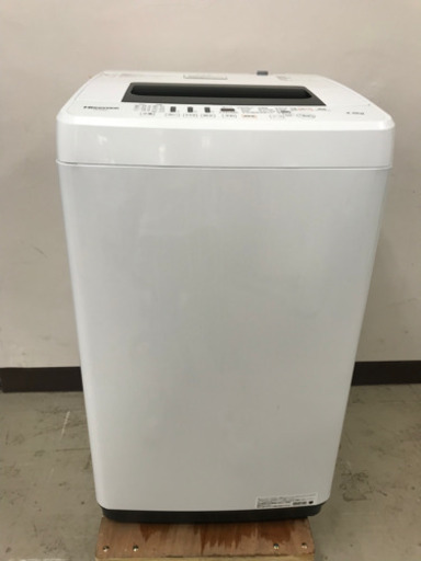 取引場所　南観音　A 2106-158  ハイセンス/HISENSE 全自動電気洗濯機　HW-E4502  2018年製