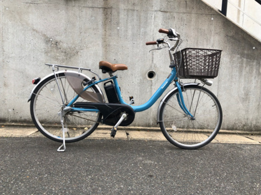 高年式 美品 パナソニック 電動自転車 ママチャリ 電チャリ 24型