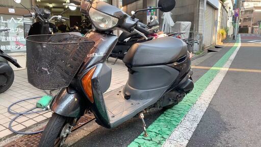東京大塚発スズキ・レッツ5 CA47A現役バイク自賠責付き試乗も可能整備点検