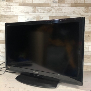【激安‼️】SHARP AQUOS テレビ32型✨ PC接続可能⭕️ 純正リモコン付き‼️ 即日配送無料🚛