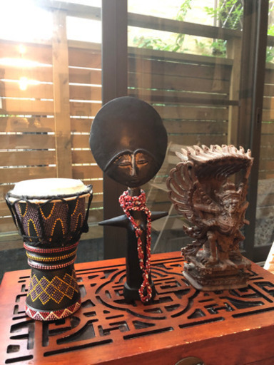 南アフリカのお土産とバリ島のガルーダ Swat 大森のインテリア雑貨 小物 置物 オブジェ の中古あげます 譲ります ジモティーで不用品の処分