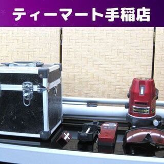 YAMASHIN レーザー墨出し器 PM-4 プレミアム4 ハイパー高輝度 受光器 