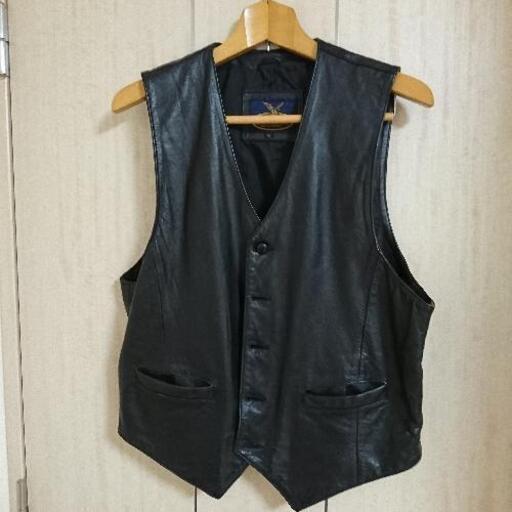 本牛革ベスト(中古品)