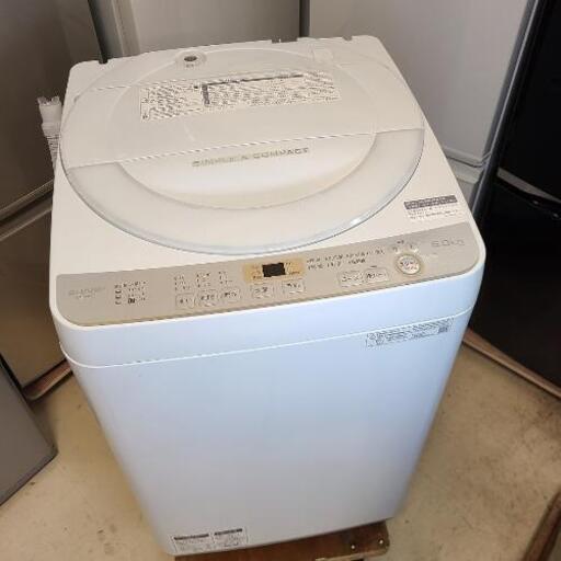売約済み❌2019年 SHARP 6.0kg 洗濯機 風乾燥付きモデル！②