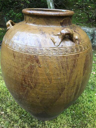 古美術 アンティーク 三つ耳壺