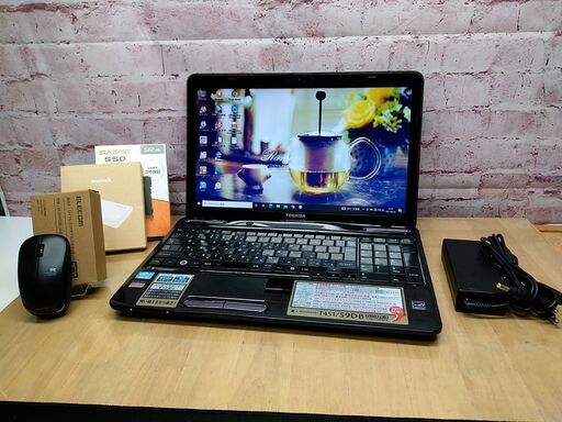 ★完売御礼★☆本体保証付☆新品SSD 512GB, Core i7, 8GB◆東芝 dynabook T451/54DB, Windows10, Microsoft Office, Blu-ray