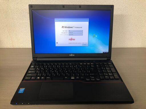 ※残り9台※富士通 Windows7 64ビット版搭載 LIFEBOOK A574/HW パソコン 付属品付　3台セット　※中古品※