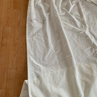 白いカーテン（2枚セット）