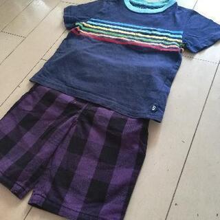 BabyGAP100cm半袖＋レモール90cmズボン