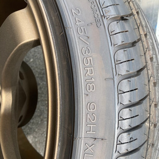 rays TE37 18インチ 10.5j 2本