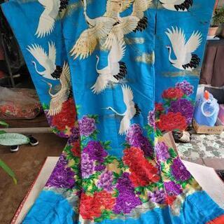 鶴の色打掛