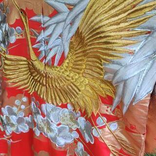 金鶴の色打掛 金鶴の色打掛