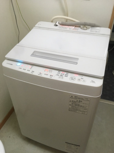 2018年　TOSHIBA  洗濯機　10kg ホワイト6月22日搬出希望