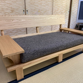 【ネット決済】木製ソファー