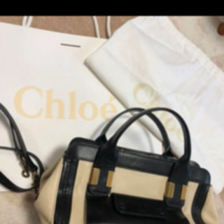 (人気)Chloe クロエアリス 2way ショルダーバック バイカラー付属品有 人気)Chloe クロエアリス 2way ショルダーバック バイカラー付属品有