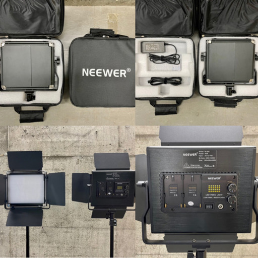 Neewer 2パック 二色660 LEDライトとスタンド 撮影 照明 ☆美品