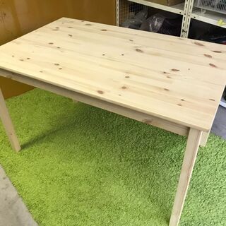 美品　天然木　ウッド　テーブル　机　