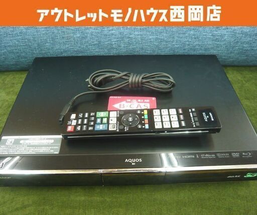 シャープ ブルーレイレコーダー 2011年製 BD-HDW63 320GB アクオス DVDレコーダー Blu-ray 再生機器 西岡店
