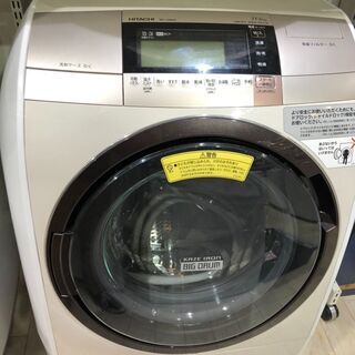ドラム式洗濯機　11Kg　日立　2016年