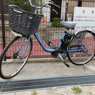 【ネット決済・配送可】Panasonic 電動自転車　26インチ　