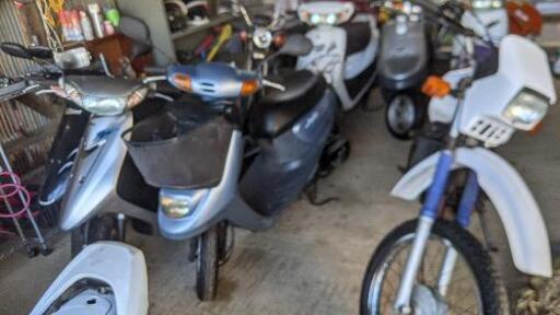 屋根下保管　　原付　スクーター　ホンダ　ヤマハ　カブ　ＺＸ ディオ　トゥデイ　ビーノ　通勤通学