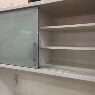 愛品館市原店】松田家具スライド扉キッチンボード【管理IKB007049-104 