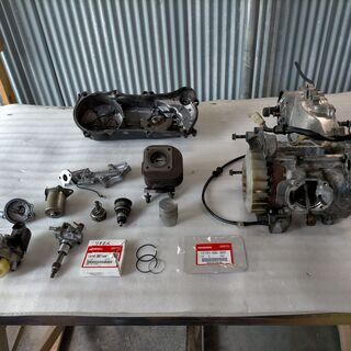 専用 神威A 合計50個 ライブディオZX腰上オーバーホール済みキャブレター付きエンジン