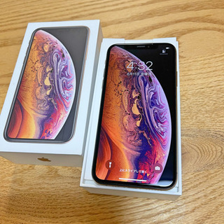 iPhone XS 265GB ゴールド 美品 SIMロック解除済