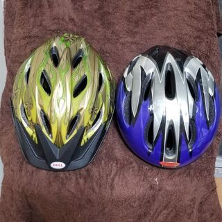 自転車　ヘルメット　2個セット　子供用　中古品