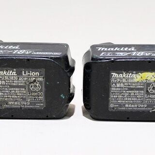 【苫小牧バナナ】動作品 マキタ BL1860B 18V/6.0Ah BL1830 18V/3.0Ah 純正 バッテリー 4個セット 残表示有 リチウムイオンバッテリー 中古♪