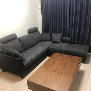 【新品】3人掛け カウチソファ