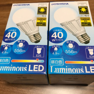 【ネット決済】LED電球　ルミナス　2つ100円