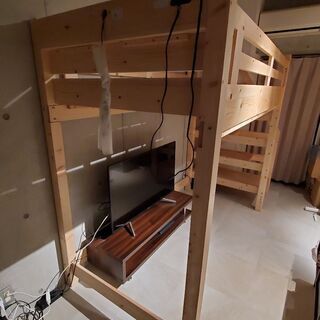 ロフトベッド 階段付 espace エスパス