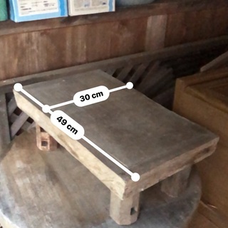 【ネット決済】使い方色々！木製ローテーブル【アンティーク/ヴィン...