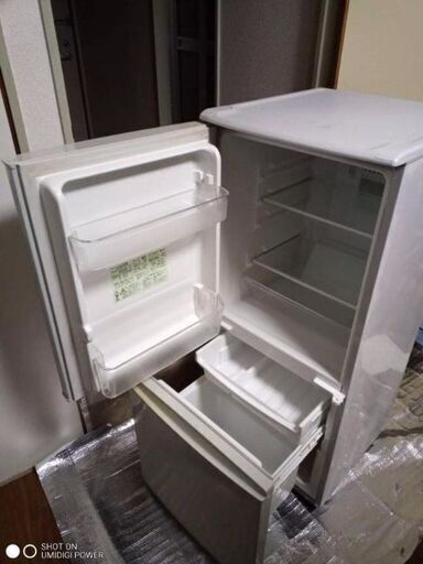 シャープ2ドア冷凍冷蔵庫(中古品)