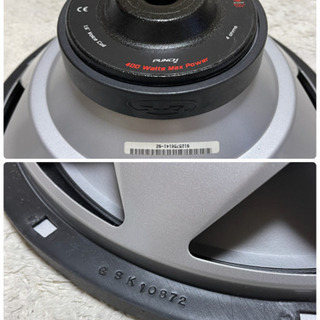 Rockford punch Z ロックフォード パンチゼットRFZ3412 サブウーハー 1.5 Voice Coil 400 Watts Max Power 4ohms Made in U.S.A.