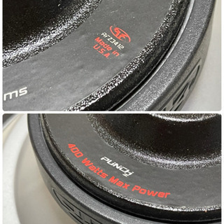 Rockford punch Z ロックフォード パンチゼットRFZ3412 サブウーハー 1.5 Voice Coil 400 Watts Max Power 4ohms Made in U.S.A.