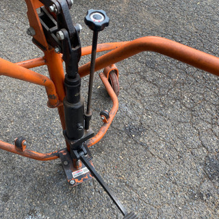 ハンシン ドラム缶運搬機 キャスター 手動 油圧 300kgまで