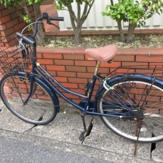 (chariyoshy 出品)26インチ自転車　濃い青