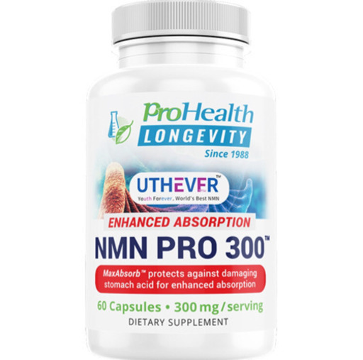 最高品質NMN Prohealth NMN PRO 300 PURE NMN 60カプセル【新品】全国配送料無料
