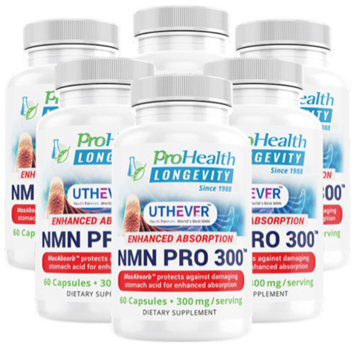 【お得6本】最高品質NMN Prohealth NMN PRO 300 PURE NMN 60カプセル 6本セット【新品】全国配送料無料