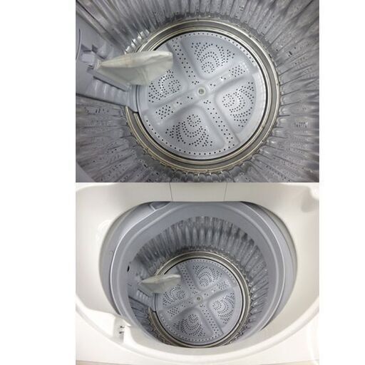 洗濯機 7kg 2017年製 シャープ ES-KS70T ホワイト/白色 SHARP 幅565×奥行535×高さ898㎜ 家電 札幌市 清田区 平岡