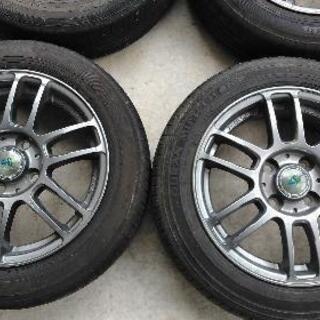 14インチ5.5Jアルミホイール 155/65R14 タイヤ付き 【公式通販】